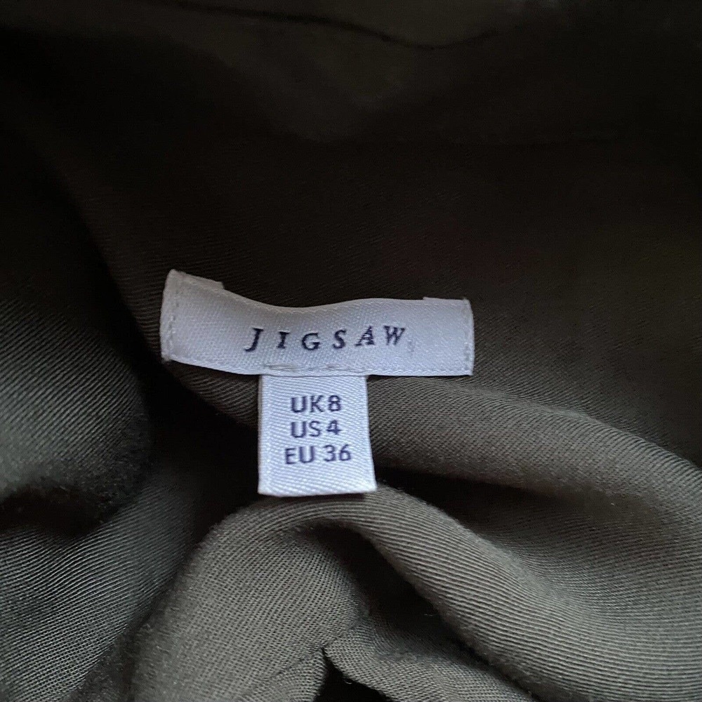 Jigsaw Womens Size 4 Long Sleeve Button Up Blouse Shirt AC125 - Picture 5 of 5